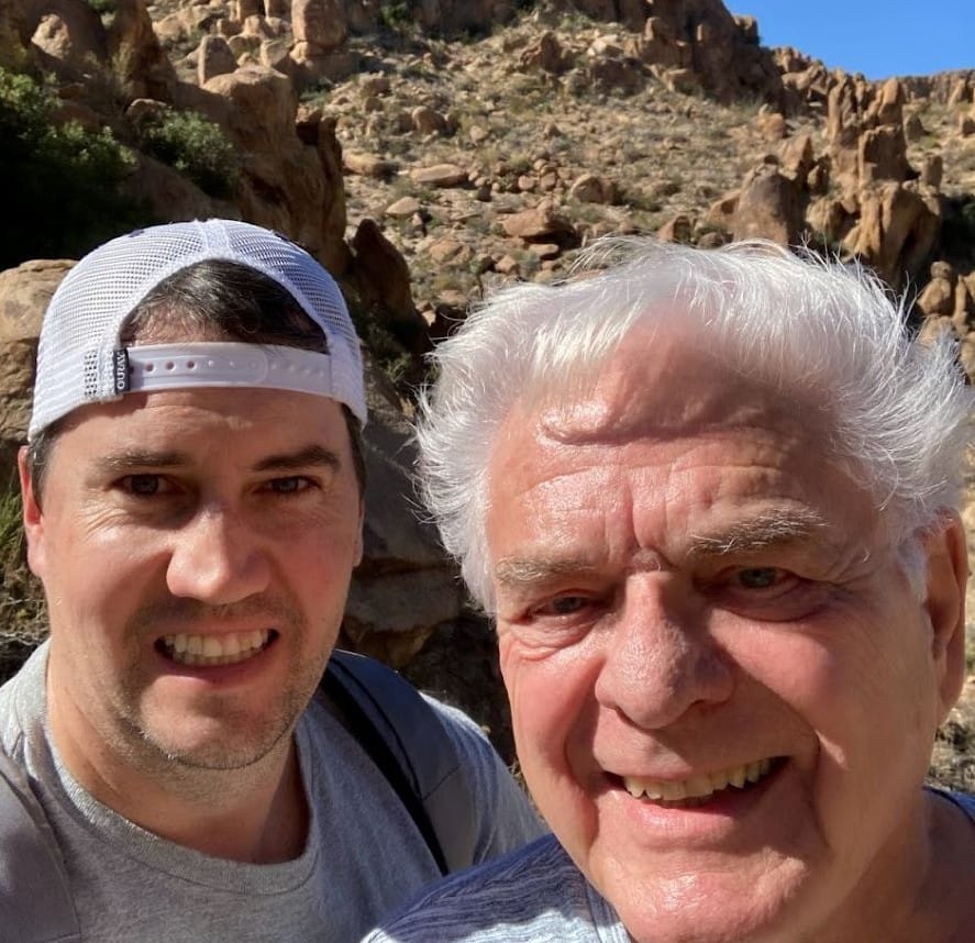 Matt Gagnon with his father, whose $400,000 loss to a commission-based advisor inspired Financial Empowerment LLC.